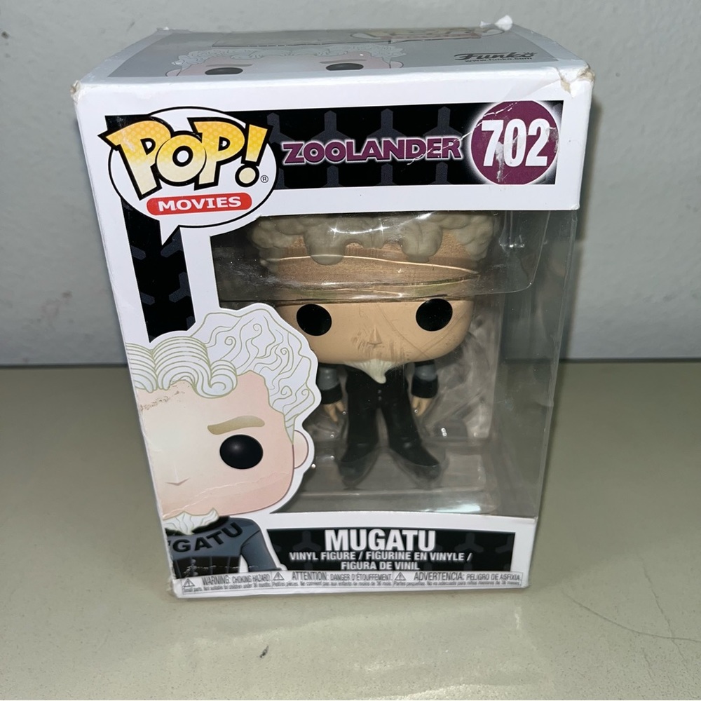 Funko POP! Movies - Zoolander Vinyl Figure | MUGATU Pop #702 Box damage